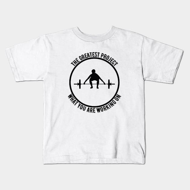 The greatest project is you. Kids T-Shirt by ZM1